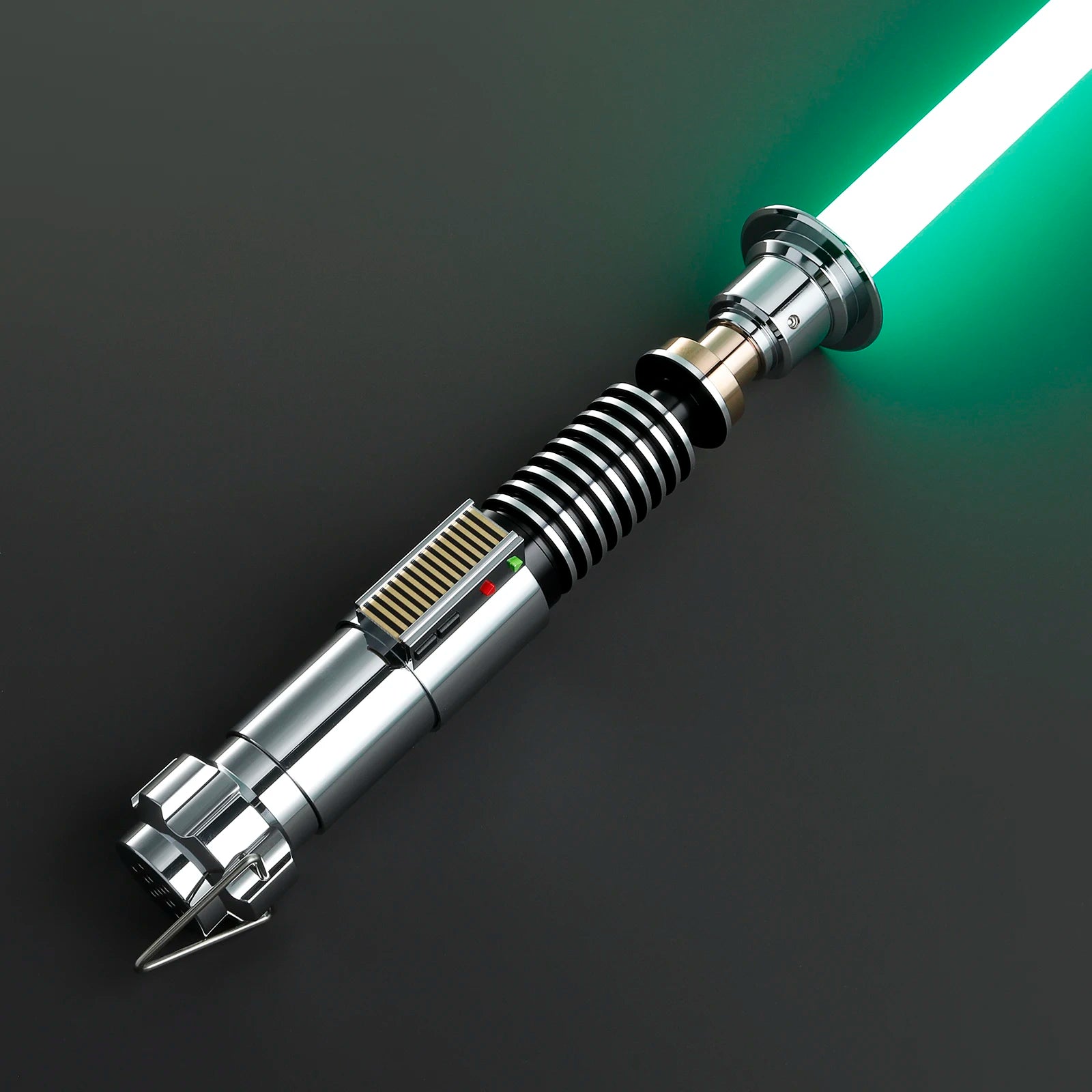 Luke Skywalker Episode VIII Lightsaber - Heavy Dueling Xeno Pixel Saber with Metal Hilt, 34 Sound Fonts, and Sensitive Smooth Swing Feature