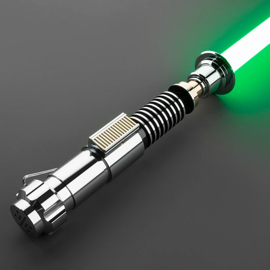 Luke Skywalker Episode VIII Lightsaber - Heavy Dueling Xeno Pixel Saber with Metal Hilt, 34 Sound Fonts, and Sensitive Smooth Swing Feature