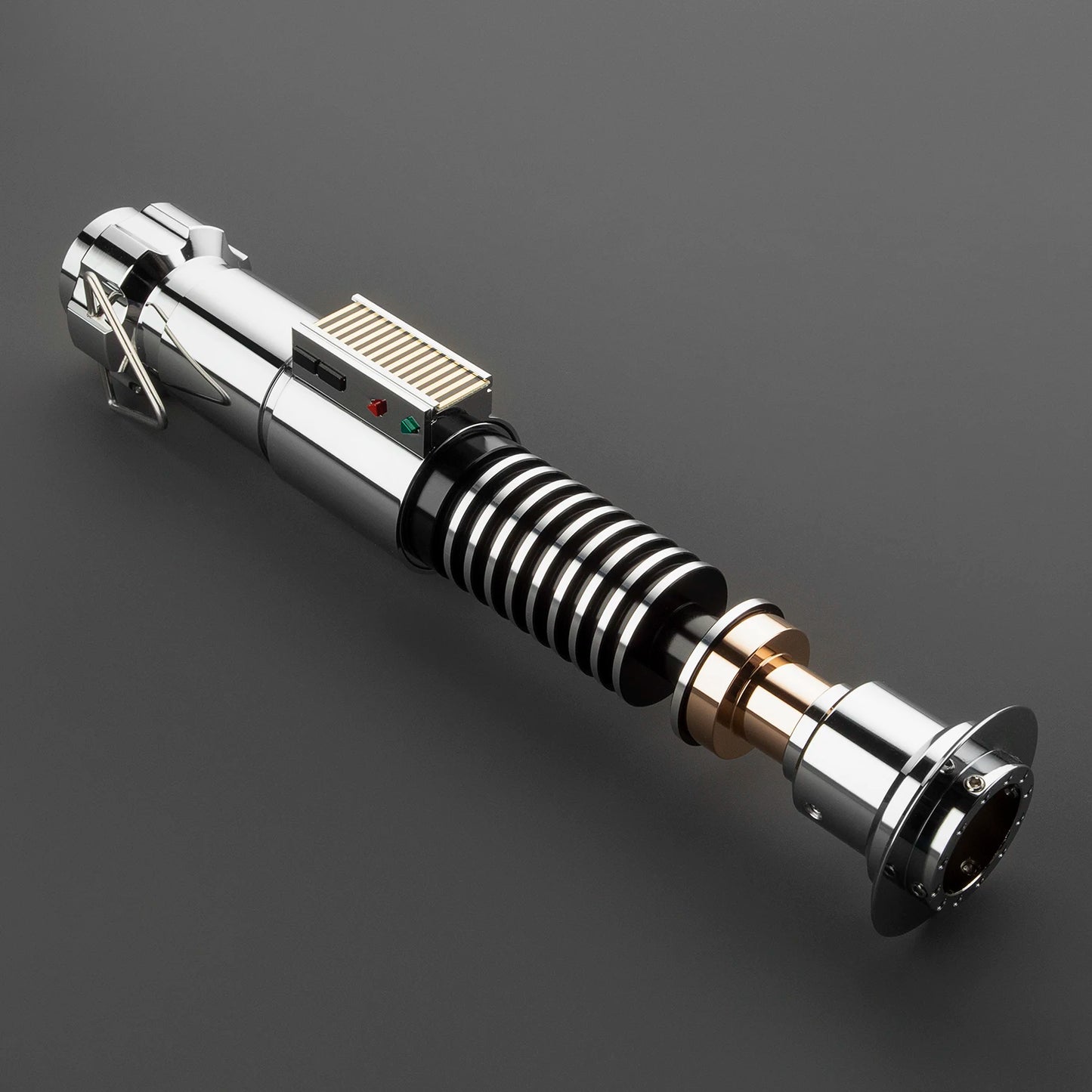 Luke Skywalker Episode VIII Lightsaber - Heavy Dueling Xeno Pixel Saber with Metal Hilt, 34 Sound Fonts, and Sensitive Smooth Swing Feature